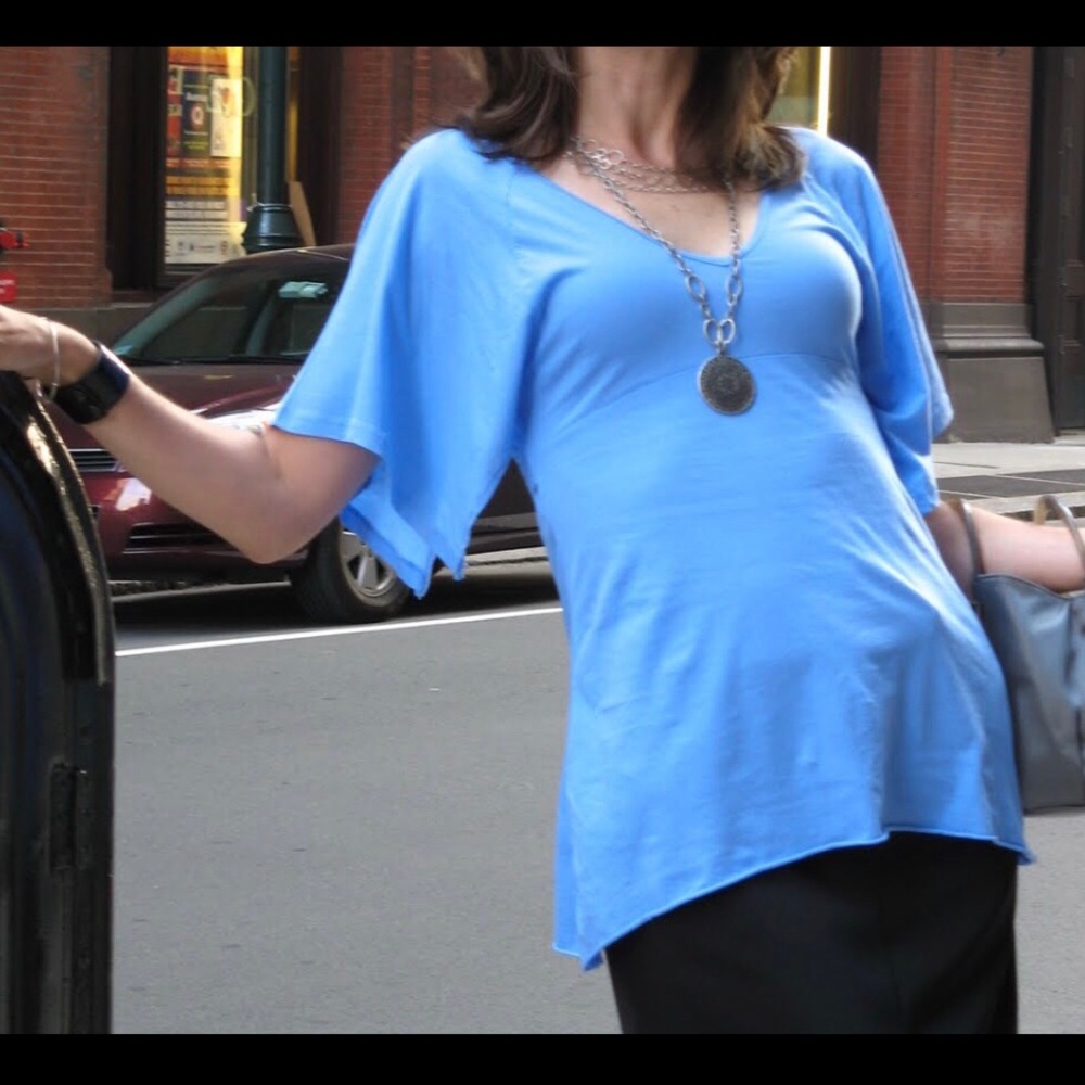 LAmade Periwinkle tunic top Sz M